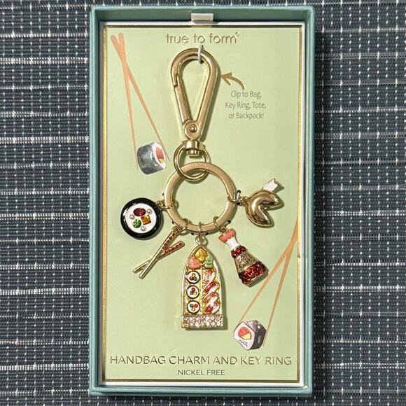 NEW | True to Form | Sushi Bag Charm / Key Chain Charm - Picture 1 of 2